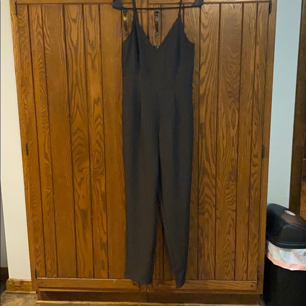 Green and black jumpsuit!